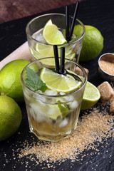 Lemon Fruit Lime Caipirinha of Brazil