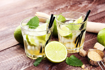 Lemon Fruit Lime Caipirinha of Brazil