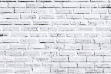 White brick texture details background. House, shop, cafe and office design backdrop.