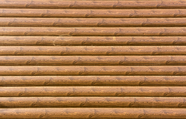 Wooden wall of the timber, with a very well-drawn texture