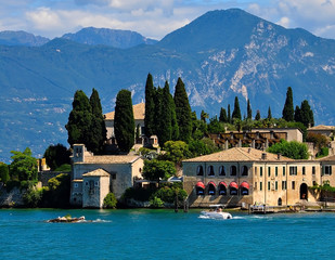 Beautiful view of Riva del Garda, Lake Garda, Italy