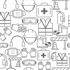 Different line style icons seamless pattern, icons set, Zodiac-2