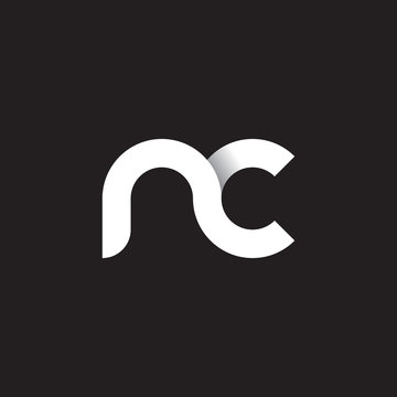 Logo nc or cn with crown icon Royalty Free Vector Image