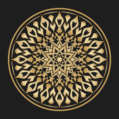 Abstract star. Decoration element.