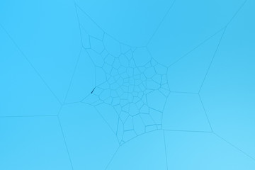 Colored fractured surface