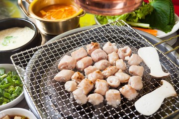  grilled Beef Entrails 