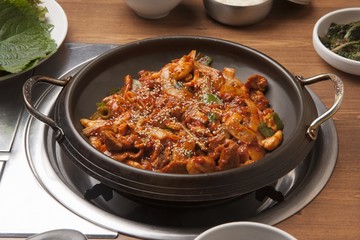 Squid and Pork Belly Bulgogi