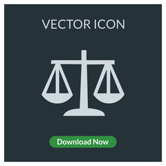 Scale vector icon