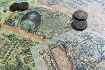 Fototapeta na wymiar Antique money
