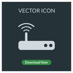 WiFi router vector icon