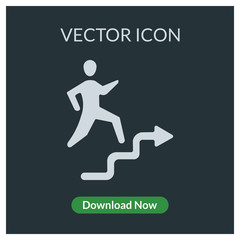 Bussiness success vector icon