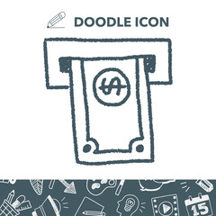 ATM doodle drawing