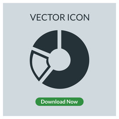 Chart vector icon