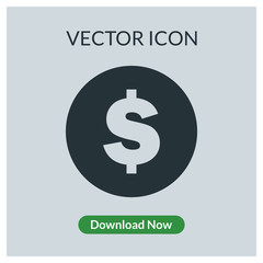 Dollar vector icon