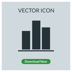 Statistic graphic vector icon