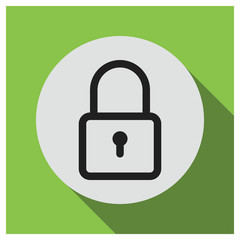 Lock vector icon