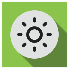 Sun vector icon