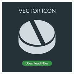 Pill vector icon