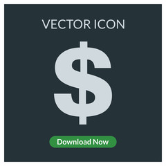 Dollar vector icon