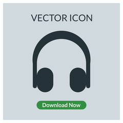 Headphones vector icon