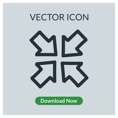 Arrows vector icon