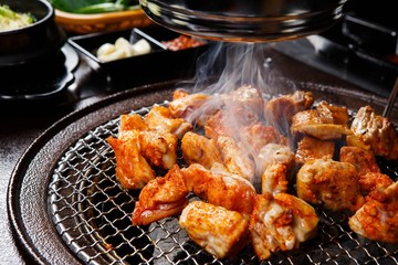  dakgalbi is korean style spicy Stir-fried Chicken