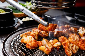  dakgalbi is korean style spicy Stir-fried Chicken