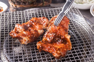  dakgalbi is korean style spicy Stir-fried Chicken