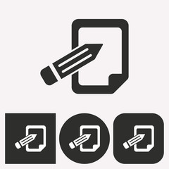 Notepad - vector icon.