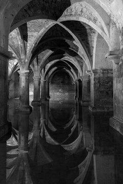 Manueline Cistern reflection at El-Jadida, Morocco