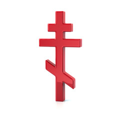 Red Orthodox cross