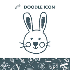 animal rabbit doodle drawing