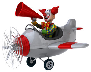 Naklejka premium Fun clown