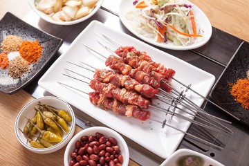 Lamb skewers