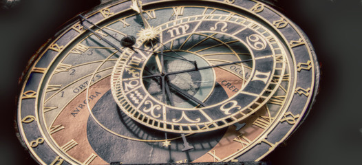 Fototapeta na wymiar Prague clock detail