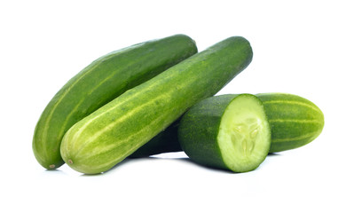 Cucumbers isolate on white background