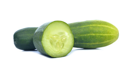 Cucumbers isolate on white background