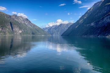 Fiordo in Norvegia