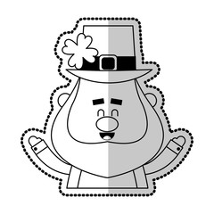 leprechaun st patricks day icon image vector illustration design 