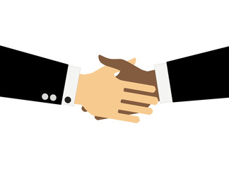 Vector icon handshake. Business