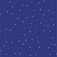 Seamless pattern with stars