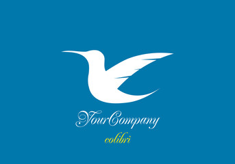 Logo Colibrì vettoriale