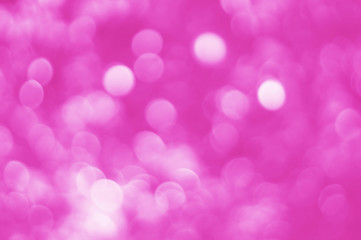 Pink bokeh abstract background.