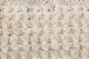 knitted fabric background texture white