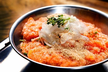 Cold Raw flatfish Soup