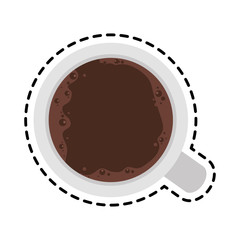 cup or mug with coffee  icon image vector illustration design 