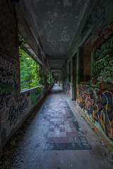 Obraz premium Opuszczony korytarz