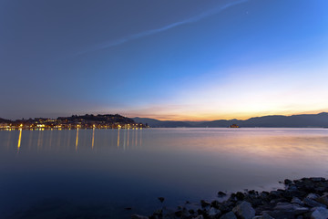 Sunset sea landscape