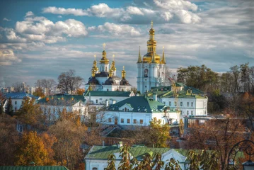 Muurstickers Uitzicht op Kiev Pechersk Lavra © Aliaksei