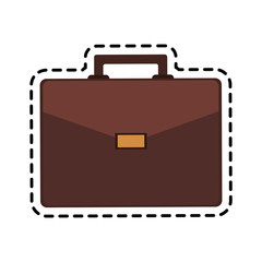 business suitcase icon image vector illustration design 